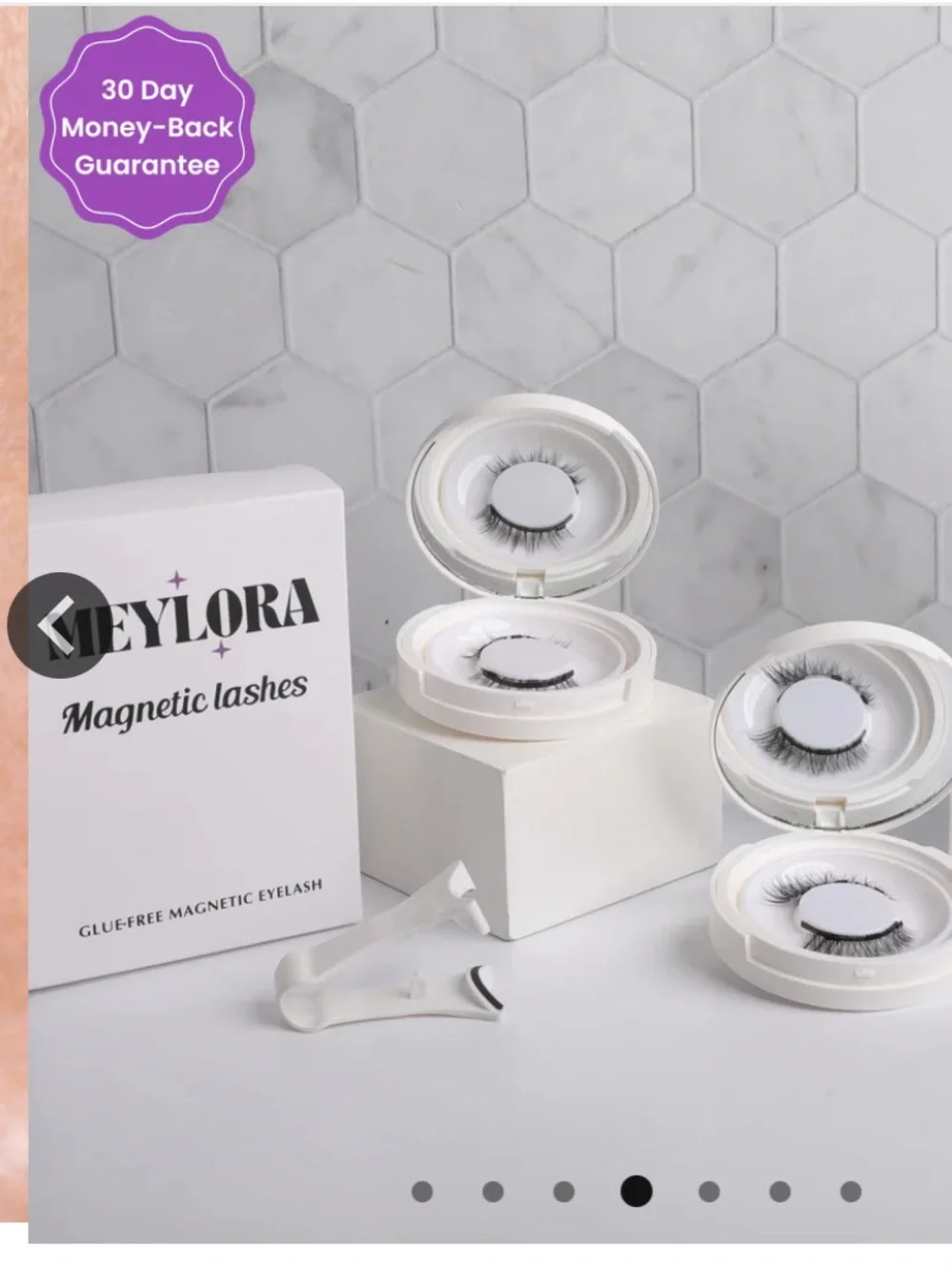 Meylora Natural Magnetic Lashes Black Lash- NWT
